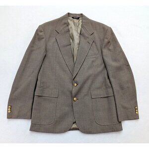Wall Street Collection Vintage Men's Blazer Jacket Sport Coat Size 42R Beige